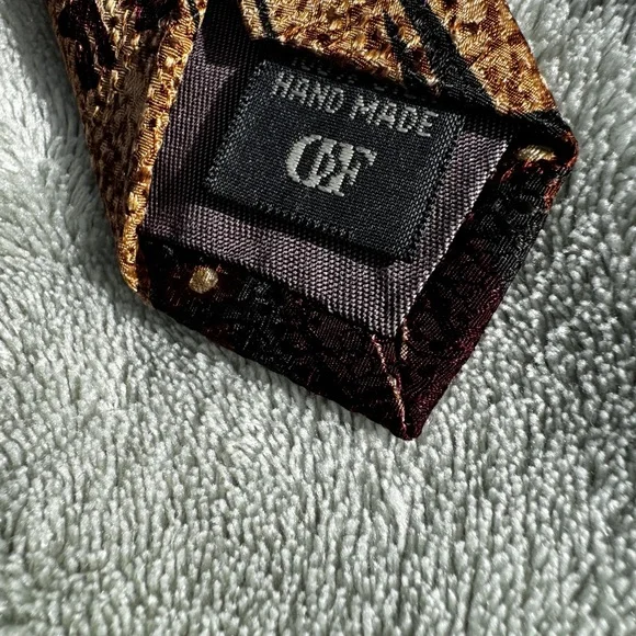 Tie DANIEL DE FASSON 100% Silk Handmade Designer EXCELLENT CONDITION - Picture 7 of 7